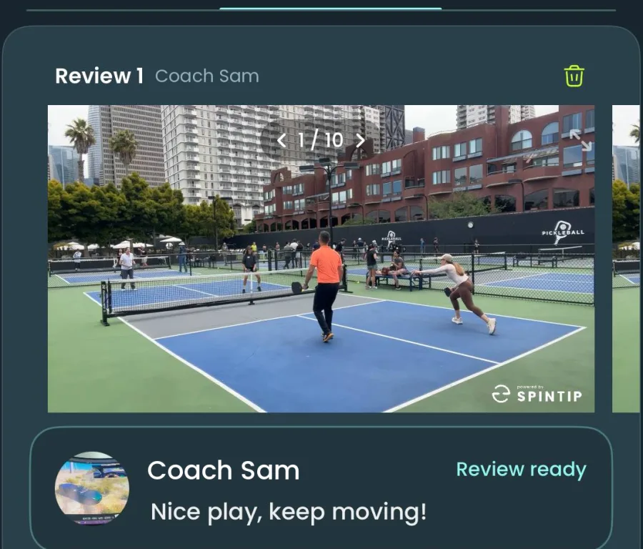 A coach review, ready on the point